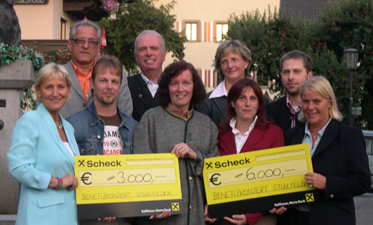 Scheckübergabe