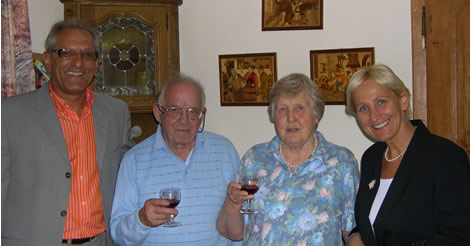 Vizebgm. Johann Rattensberger, Ernst u. Anna Stipke, Bgm. Sonja Ottenbacher