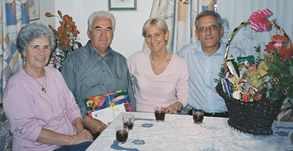 Maria und Sepp Wolf, Bgm. Sonja Ottenbacher, Vizebgm. Johann Rattensberger